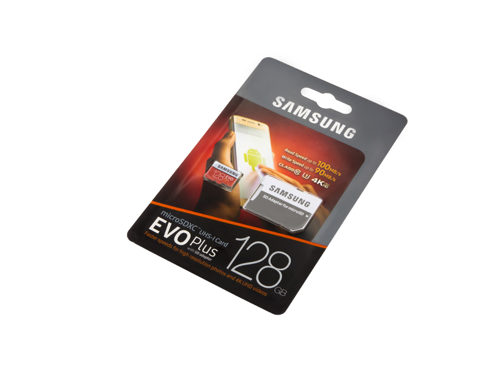 Samsung EVO Plus, microSD, 10 class, 128 Gb - фото 1
